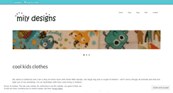 Desktop Screenshot of milydesigns.com